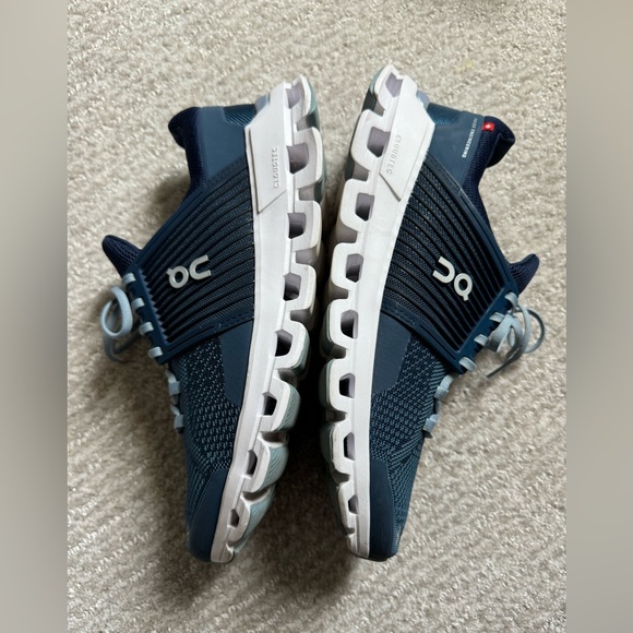 On Cloud Men Cloudswift Blue White Running Shoes Size 8M - Picture 8 of 10